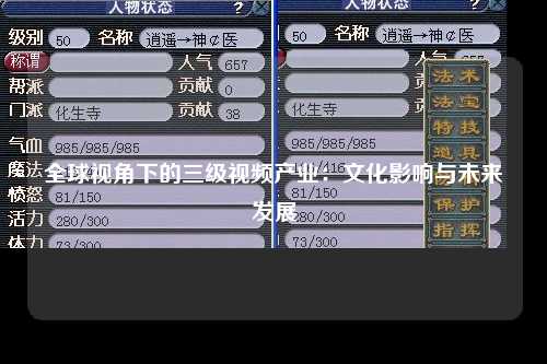 全球视角下的三级视频产业：文化影响与未来发展