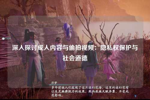 深入探讨成人内容与偷拍视频：隐私权保护与社会道德
